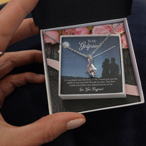 To My Girlfriend with Love necklace and card II