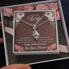 To My Wife Valentine Necklace and Card