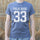 Polk High Number 33 Football T-Shirt (Mens)