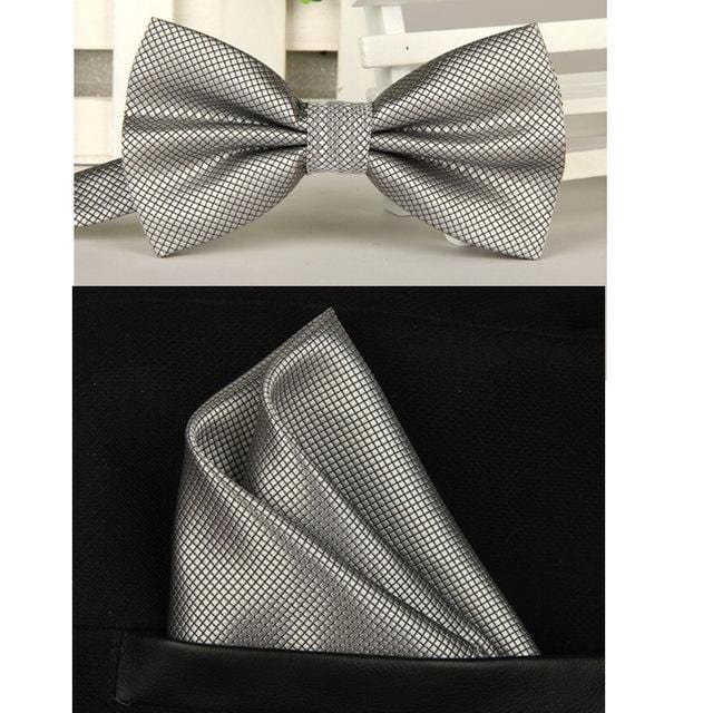 SHENNAIWEI silk Solid Business bowtie | Foofster LLC