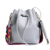 DAUNAVIA Women bag with Colorful Strap Bucket | Foofster LLC