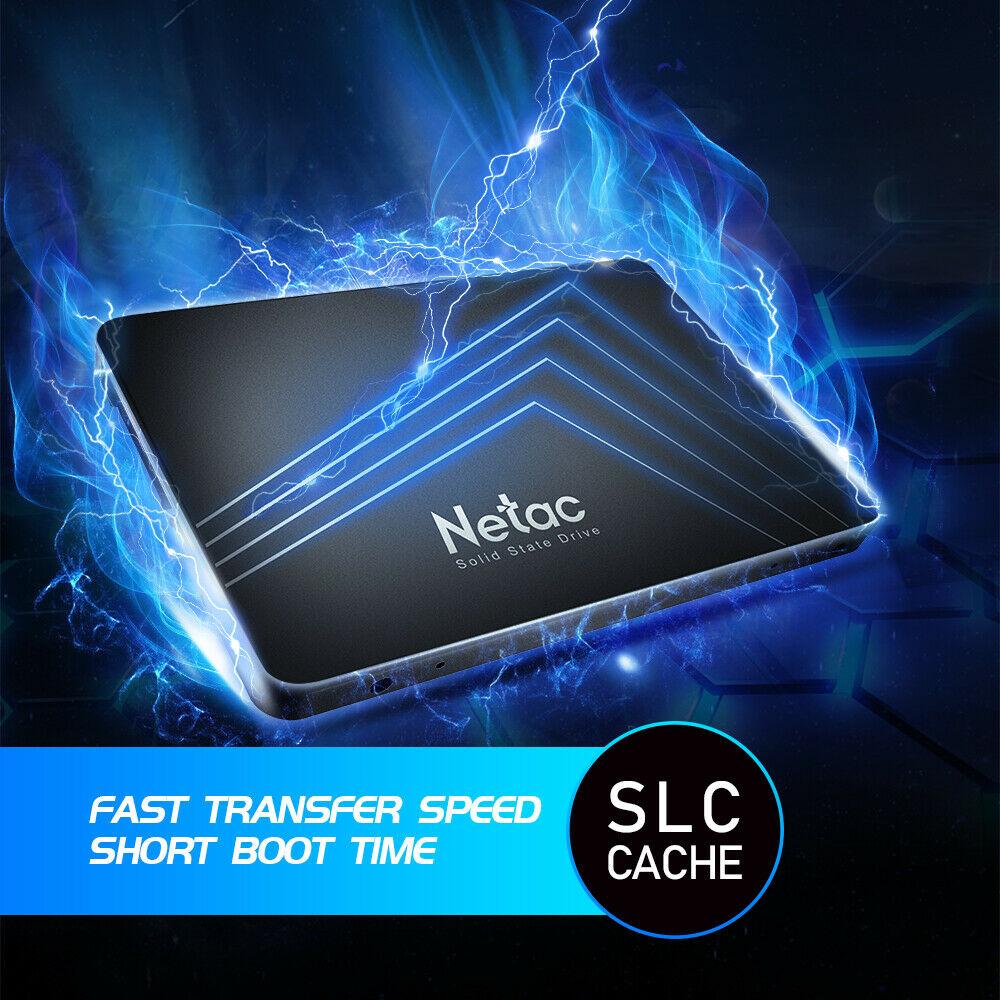 Netac 120GB SSD 2.5'' SATA III 6 Gb/s Internal Solid State Drive 500MB/s PC/MAC