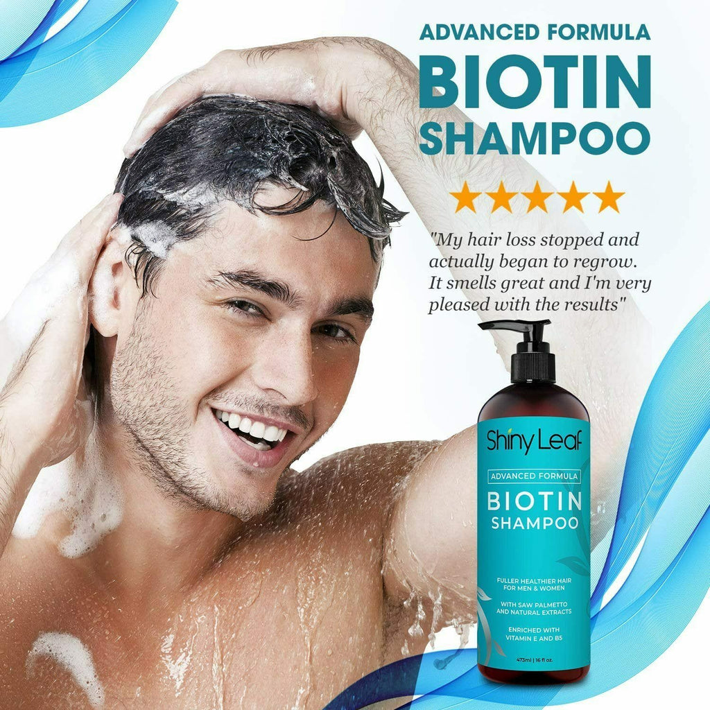 Anti Hair Loss Biotin Shampoo For Hair Growth with DHT Blockers