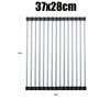 Stainless Steel Folding Dish Drainer Drying Rack Over Sink Roll Up Drainers Multipurpose Storage Organizer Holder Tray Kitchen|Racks &amp; Holders|